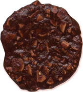 Teja de almendra con cacao